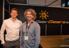 Bart and Daan Geers of Gebr. Geers. They are ready for the new season.